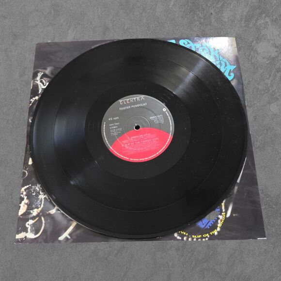 AUTOGRAPHED Faster Pussycat - Poison Ivy 12" Vinyl Single 1989 Elektra EKR 103T - Picture 6 of 10